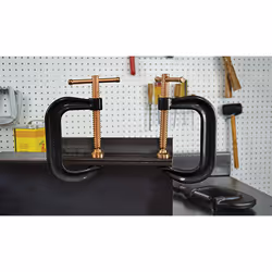BESSEY CDF403C serre-joints Collier en C 7,5 cm Noir, Bronze