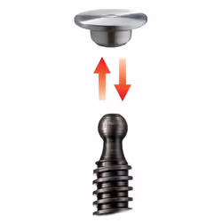 BESSEY TGK125-2K serre-joints Fixation F 125 cm Aluminium, Noir, Rouge