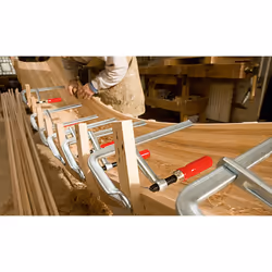 BESSEY GZ50 serre-joints Fixation F 50 cm Aluminium, Rouge - Vue supplémentaire 6