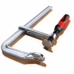 BESSEY GZ80-2K serre-joints Fixation F 80 cm Aluminium, Noir, Rouge