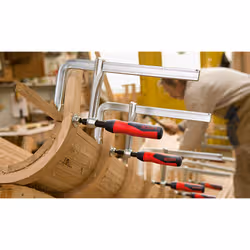 BESSEY GZ125-2K serre-joints Fixation F 125 cm Aluminium, Noir, Rouge - Vue supplémentaire 6
