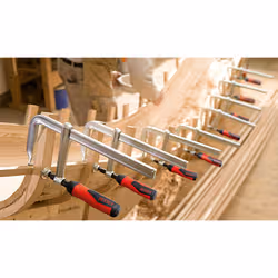 BESSEY GZ125-2K serre-joints Fixation F 125 cm Aluminium, Noir, Rouge - Vue supplémentaire 7