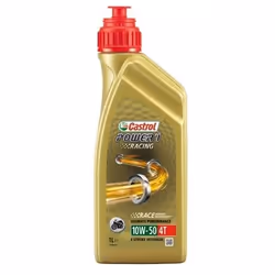 Castrol Power 1 Racing 4T 10W-50, 1 L, 10W-50, Moto, Essence, Moteur à essence, Or