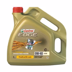 Castrol EDGE 0W-40 Titanium A3/B4, 4 L, 0W-40, Voiture, Or, 12,7 mm²/s, 66 mm²/s