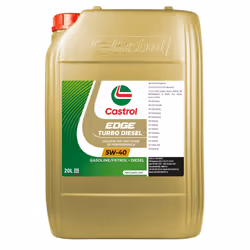 Huile moteur; CASTROL; EDGE Turbo Diesel; 5W-40 20 Huile synthétique; pour MERCEDES-BENZ, RENAULT, FIAT, BMW, OPEL