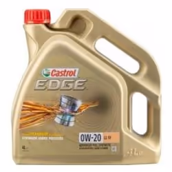 Castrol EDGE 0W-20 LL IV, 4 L, 0W-20, Voiture, -45 °C, 200 °C, 0,844 kg/l
