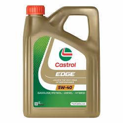 Castrol EDGE 5W-40 Titanium, 4 L, 5W-40, Eté/hiver, Moto, Éthanol, -42 °C