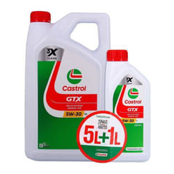 Huile Moteur Castrol gtx - 5W-30 C4 - 5L+1L - 057036