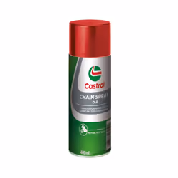 Spray de chaîne; CASTROL; Chain Spray O-R; 400 aérosol contenant de l'huile minérale; 0501CA127C33450381