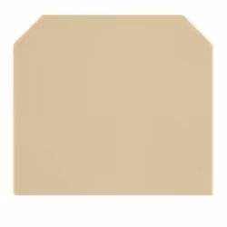 Weidmüller AP DKT4 PA, Plaque d’extrémité, 20 pièce(s), Beige, -50 - 100 °C, 1,5 mm, 65 mm