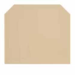 Weidmüller AP SAK2.5, Plaque d’extrémité, 20 pièce(s), Polyamide, Beige, -50 - 100 °C, V2