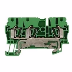 Weidmüller 1608650000, Vert, Jaune, 2,5 mm², 64,5 mm, 12,84 g, 100 pièce(s)