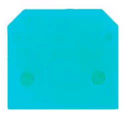 Weidmüller AP SAK2.5+AST3+4/35 BL, Plaque d’extrémité, 20 pièce(s), Polyamide, Bleu, -50 - 100 °C, V2