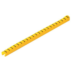 Weidmüller CLI O 10-3 GE/SW 9 MP range-câbles et serre-câbles Jaune