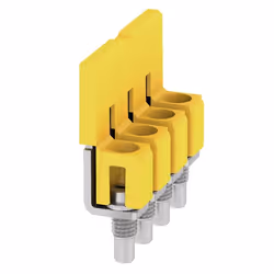 Weidmüller WQV 4/4, Connecteur croisé, 50 pièce(s), Polyamide, Jaune, -60 - 130 °C, V0