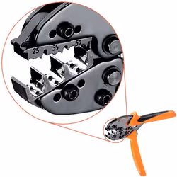 Weidmüller PZ 50 Pince à sertir Noir, Orange