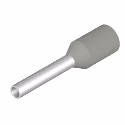 Weidmüller H0.75/14D GR, Terminal à broche, Droit, Gris, 0,75 mm², 14 mm, 1 cm