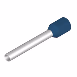 Weidmüller H2.5/25D BL, Terminal à broche, Droit, Bleu, Métallique, 2,5 mm², 25 mm, 2 cm