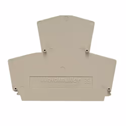 Weidmüller WAP WDK2.5, Plaque d’extrémité, 20 pièce(s), Wemid, Beige, -50 - 120 °C, V0