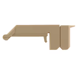 Weidmüller WAH 185/300 BE, Cache de bornier, 10 pièce(s), Polyamide, Beige, V2, 54 mm