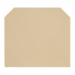 Weidmüller AP DK4Q, Plaque d’extrémité, 20 pièce(s), Cuir véritable, Polyamide, Beige, -50 - 100 °C, V2