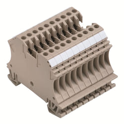 Weidmüller WDU 2.5/10 BEZ/NE bornier Beige