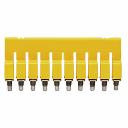 Weidmüller WQV 2.5/10, Connecteur croisé, 20 pièce(s), Polyamide, Jaune, -60 - 130 °C, V0