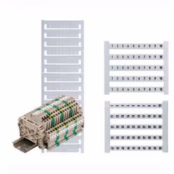 Weidmüller DEK 5 GW L1, Marqueurs de bornier, 500 pièce(s), Polyamide, Blanc, -40 - 100 °C, V2