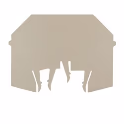 Weidmüller WTW EN, Plaque de séparation, 20 pièce(s), Wemid, Beige, -60 - 130 °C, V0