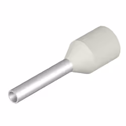 Weidmüller H0.75/14S W SV, Terminal à broche, Droit, Métallique, Blanc, 0,75 mm², 14 mm, 1 cm
