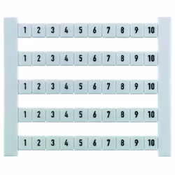 Weidmüller DEK 6 FWZ 21-30, Marqueurs de bornier, 500 pièce(s), Polyamide, -40 - 100 °C, V2, 6 mm