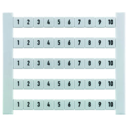 Weidmüller DEK 6 FWZ 21-30 Marqueurs de bornier 500 pièce(s)