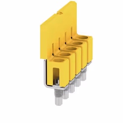 Weidmüller WQV 2.5/5, Connecteur croisé, 10 pièce(s), Polyamide, Jaune, -60 - 130 °C, V0