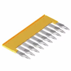 Weidmüller ZQV 4/10 GE, Connecteur croisé, 20 pièce(s), Wemid, Jaune, V0, 2,8 mm