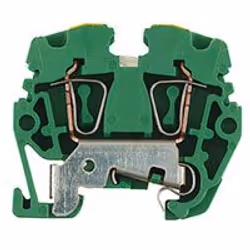 Weidmüller 1720950000, Vert, Jaune, 2,5 mm², 35 mm, 4,68 g, 100 pièce(s)