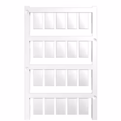 Weidmüller ESG 9/17 K MC NE WS, Marqueurs de bornier, 200 pièce(s), Polyamide, Blanc, -40 - 100 °C, V2