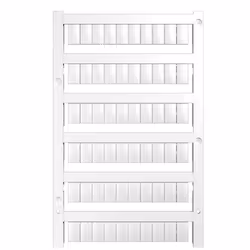 Weidmüller MF 10/6 MC NE WS, Marqueurs de bornier, 600 pièce(s), Polyamide, Blanc, -40 - 100 °C, V2