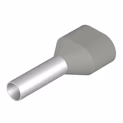 Weidmüller H4.0/22D ZH GR, Terminal à broche, Droit, Gris, Métallique, 4 mm², 22 mm, 1,5 cm