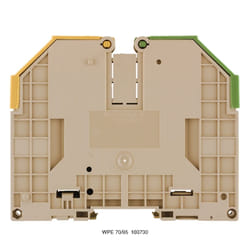 Weidmüller 1037300000 bornier Beige, Vert, Jaune