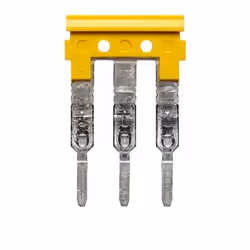 Weidmüller ZQV 2.5N/3 GE, Argent, Jaune, Wemid, 24 A, 14,4 mm, 1,48 g, 60 pièce(s)
