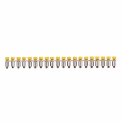 Weidmüller Q 20 WDL2.5S, Connecteur croisé, 20 pièce(s), Cuivre, Jaune, 4 mm, 9,5 mm