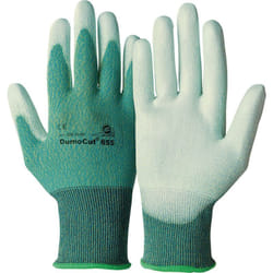Tork - Gant de protection contre les coupures DumoCut 655 Taille 9 vert-bleu / blanc polyamide-fibre de verre-tricot avec pol EN 388 10 Paar