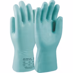 Gant de protection chimique>> Tricotril® Winter 738 < Effet isolant dans la chaleur et le froid (protection contre le froid à ...