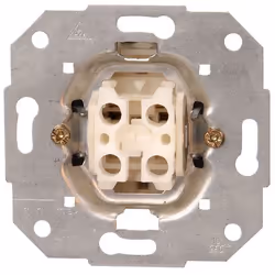 Kopp 503500003, Boutons, Métallique, Blanc, IP20, 250 V, 10 A