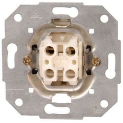 Kopp 503500003 interrupteur d'éclairage Métallique, Blanc