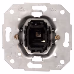 Kopp 504300008, Boutons, Noir, Métallique, IP20, 250 V, 10 A
