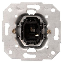 Kopp 504300008 interrupteur d'éclairage Noir, Métallique