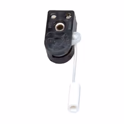 Kopp 191700084, Interrupteur à tirage, 1P, Plastique, Noir, 250 V, 2 A