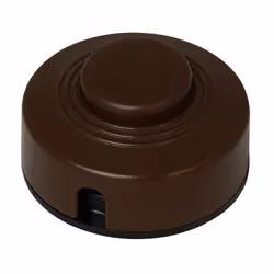 Kopp 191852084, Interrupteur à pied, 1P, Plastique, Marron, 250 V, 2 A