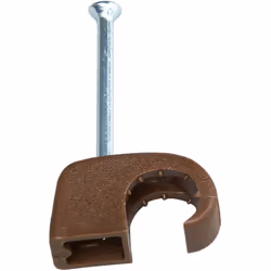 Informations techniques Couleur : marron Longueur (clou en acier) : 30 mm Matériau : Polyamide Sans halogène : non Ø du faisc ...